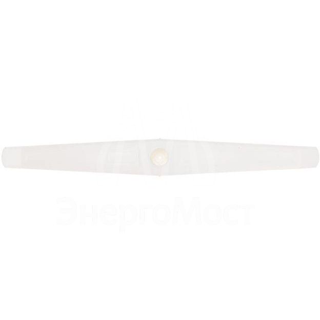 Держатель кабеля для прямого монтажа двусторонний бел. 240мм (уп.20шт) Rexant 28-4022