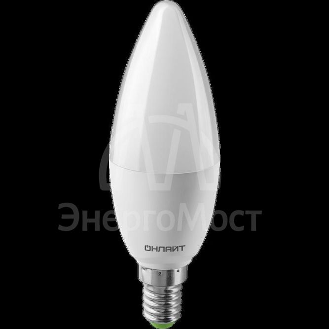 Лампа 82 914 OLL-C37-10-230-2.7K-E14-PROMO 10Вт ОНЛАЙТ 82914