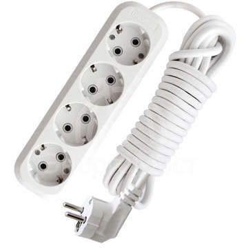 Удлинитель 4х7м с заземл. 10А IP20 Е-304 АБС-пл. ПВС 3х1 UNIVersal 9631983