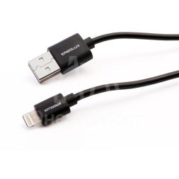 Кабель USB ELX-CDC03-C02 USB-Lightning 3А 1.2м зарядка+передача данных коробка черн. ERGOLUX 15096