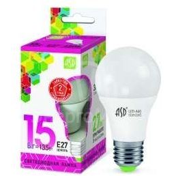 Лампа светодиодная LED-A60-standard 15Вт грушевидная 230В E27 6500К 1350лм ASD 4690612014203