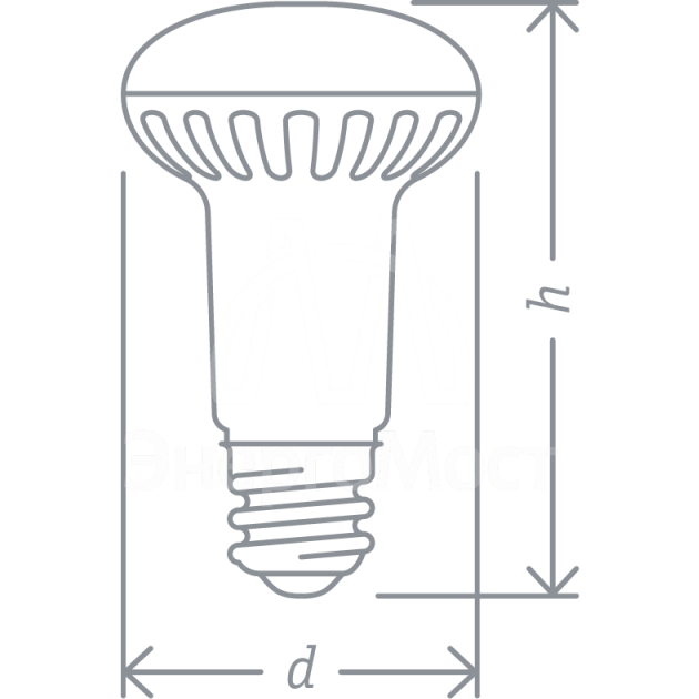 Лампа светодиодная 94 138 NLL-R63-8-230-4K-E27 8Вт 4000К бел. E27 680лм 220-240В Navigator 94138