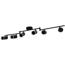 Светильник PCL-0306 6xGU10 IP20 230В BL настен./потолочн. декор. под лампу JazzWay 5066601