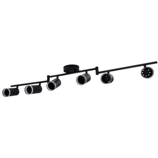 Светильник PCL-0306 6xGU10 IP20 230В BL настен./потолочн. декор. под лампу JazzWay 5066601