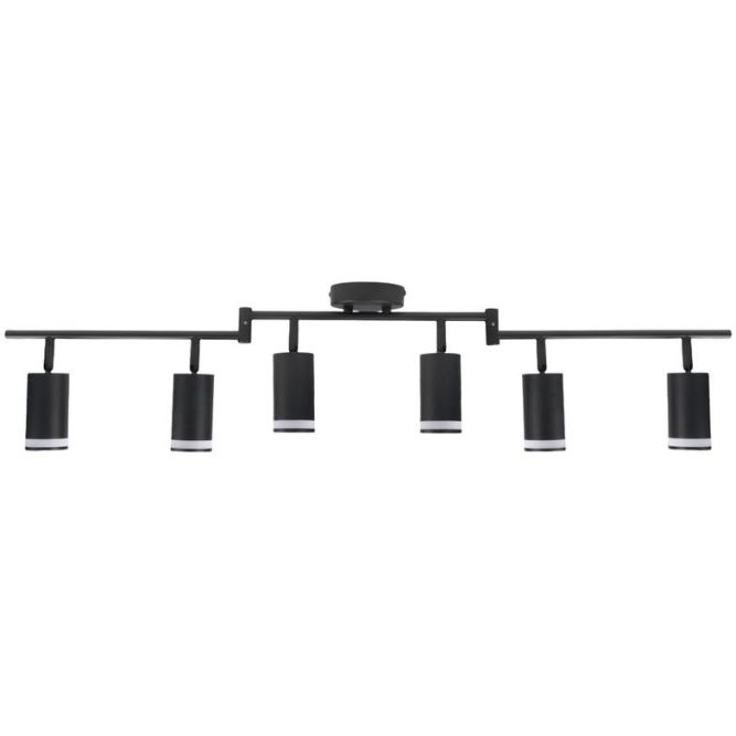 Светильник PCL-0306 6xGU10 IP20 230В BL настен./потолочн. декор. под лампу JazzWay 5066601