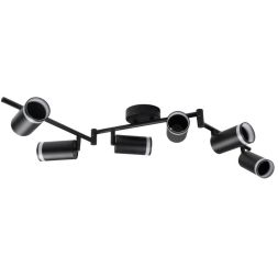 Светильник PCL-0306 6xGU10 IP20 230В BL настен./потолочн. декор. под лампу JazzWay 5066601