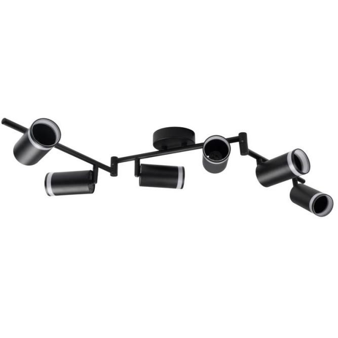 Светильник PCL-0306 6xGU10 IP20 230В BL настен./потолочн. декор. под лампу JazzWay 5066601