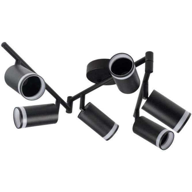 Светильник PCL-0306 6xGU10 IP20 230В BL настен./потолочн. декор. под лампу JazzWay 5066601