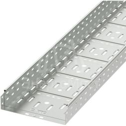Лоток листовой перфорированный 300х80 L3000 сталь 0.8мм цинк-ламель DKC 35305ZL