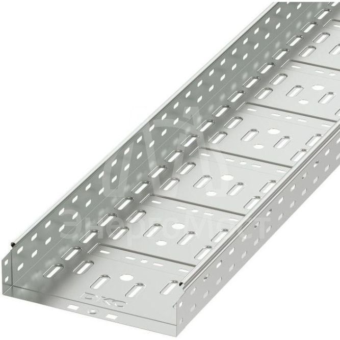 Лоток листовой перфорированный 300х80 L3000 сталь 0.8мм цинк-ламель DKC 35305ZL