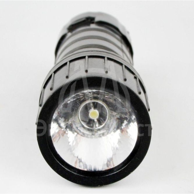 Фонарь 7102-ТН (черн. 1LED 1 реж 2XR03 ; блист-пакет) Ultraflash 11788