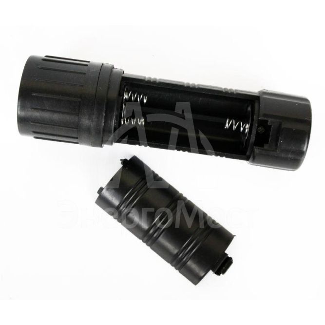 Фонарь 7102-ТН (черн. 1LED 1 реж 2XR03 ; блист-пакет) Ultraflash 11788