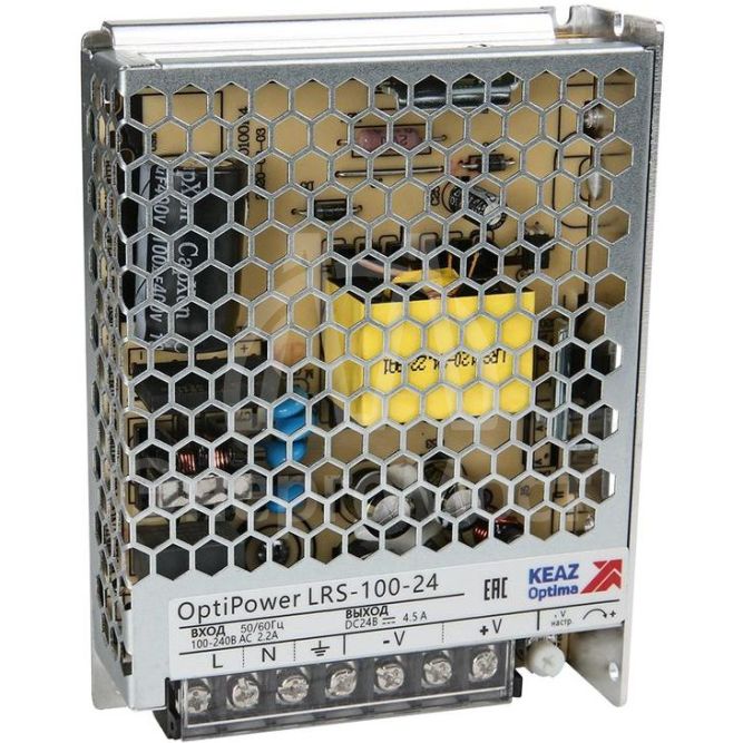 Блок питания панельный OptiPower LRS 100-12 8.5A КЭАЗ 328878