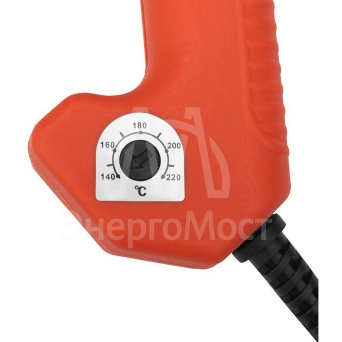 Пистолет клеевой 300Вт ЭКСПЕРТ настройка температуры 100…220град.C (блист.) Rexant 12-1550