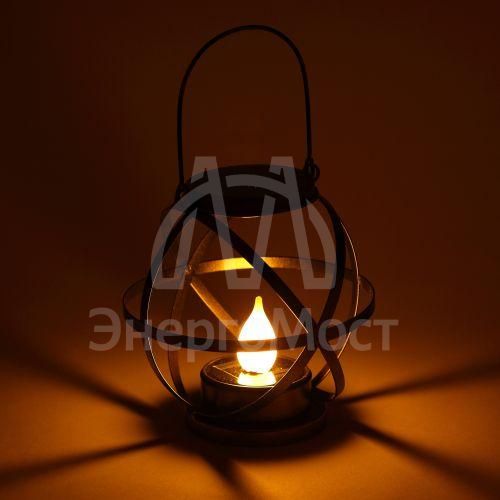 Светильник садовый ERASFM-01 Лофт 26см подвесной с ручкой металл ЭРА Б0044845