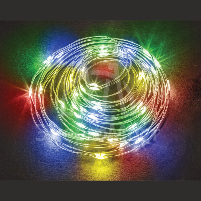 Гирлянда 80 713 NGF-SM01-50RGBY-10-5.2m-3AA-SL-IP20 Navigator 80713