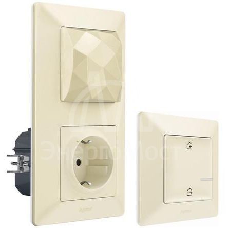 Пакет умный стартовый Valena Life (шлюз WiFi+розетка умн. 2К+З 16А 230В+главн. беспроводн. выкл. &amp;quot;Я дома/Я вне дома&amp;quot;) сл. кость Netatmo 752296