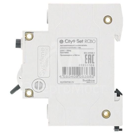 Выключатель автоматический дифференциального тока (АВДТ) 1P+N С 40А 4.5кА 30мА Тип-AС 230В City9 Set SE C9D34640