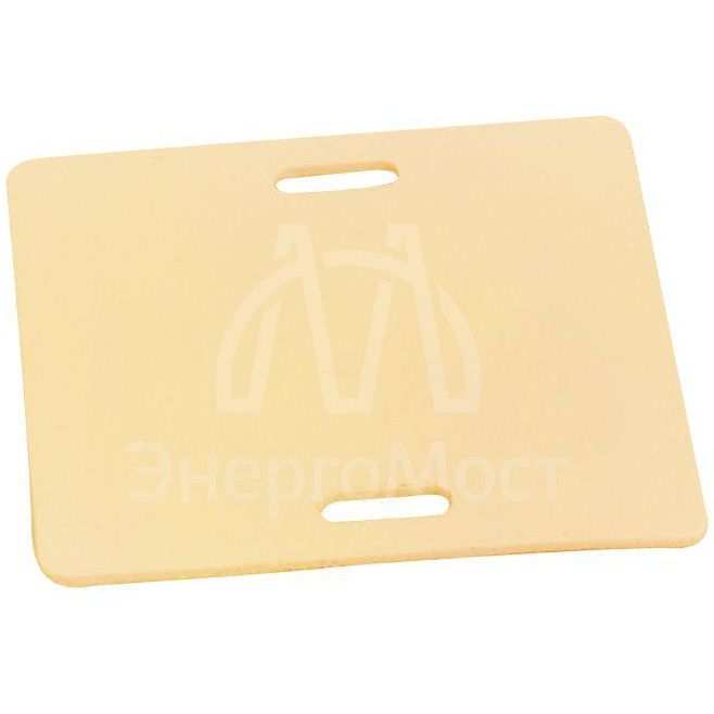 Бирка маркировочная мягкая У-134М (большой квадрат) (уп.100шт) PROxima EKF mm-134-bs