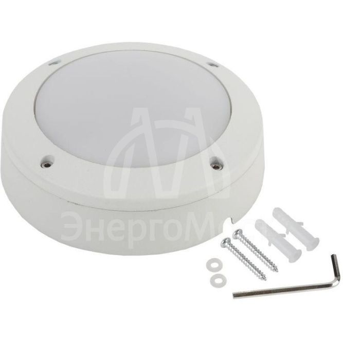 Светильник светодиодный SPB-7-12-R 145х65 ЖКХ 12Вт 5000К 1140лм IP65 антивандал. круг ЭРА Б0030243