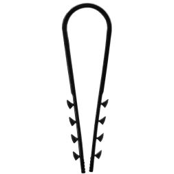 Дюбель-хомут 11х18мм для круглого кабеля нейлон черн. (уп.100шт) GENERICA UDH13-11-18-100-K02-G