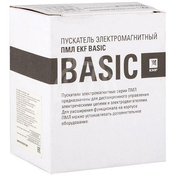 Пускатель электромагнитный ПМЛ-2160ДМ 25А 230В Basic EKF pml-s-25-230-basic
