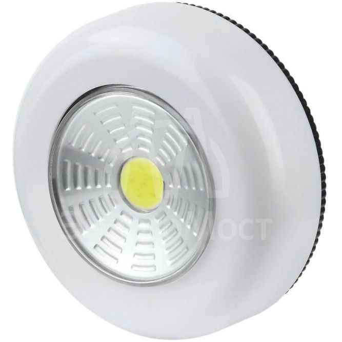 Фонарь светодиодный подсветка SB-101 пушлайт (СОВ 3хААА 1шт в пак.) бел. Трофи Б0052747