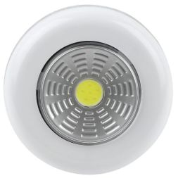 Фонарь светодиодный подсветка SB-101 пушлайт (СОВ 3хААА 1шт в пак.) бел. Трофи Б0052747