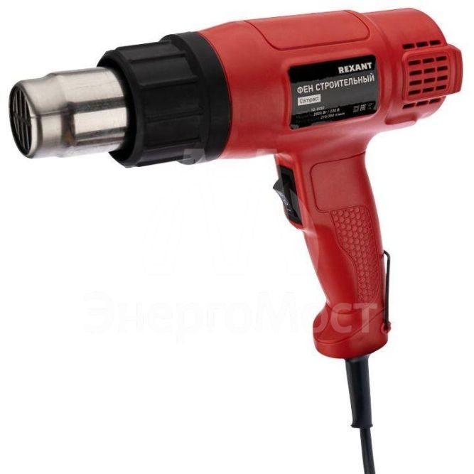 Фен строительный 230В/1800Вт &amp;quot;COMPACT&amp;quot; Rexant 12-0051