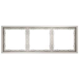 Рамка 3-м S70 пластик. кашемир Voltum VLS100303