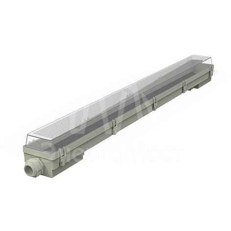 Светильник с отражателем влагозащ. СПП-Т8-G13 INDUSTRY 660х60х55мм IP65 для LED ламп 1х600мм Gauss 909410160