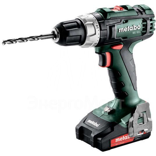 Винтоверт аккумуляторный BS 18 L 50Нм 13мм 2х2Ач кейс Metabo 602321500