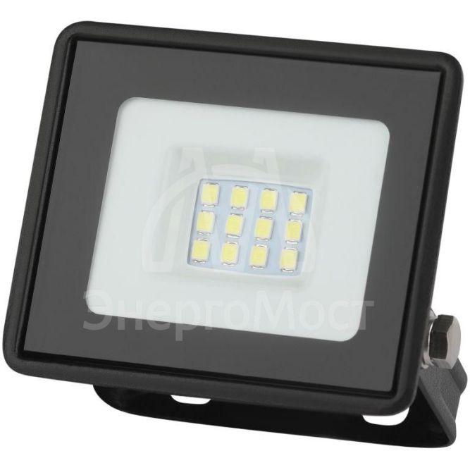 Прожектор светодиодный уличный LPR-023-0-65K-010 10Вт 6500К 800лм 81х75х21.5 Эра Б0052021