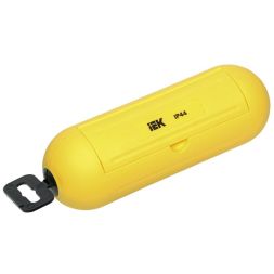 Бокс для защиты кабельного соединения IP44 желт. IEK WBX10-44-K05