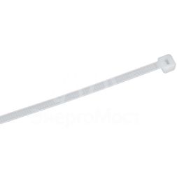 Хомут 3.6х300мм P6.6 стандартный бел. (уп.100шт) IEK UHH30-D036-300-100-K01