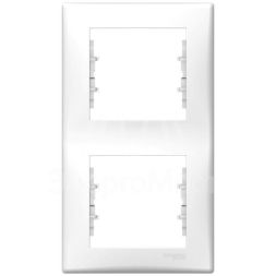 Рамка 2-м Sedna верт. бел. SchE SDN5801121