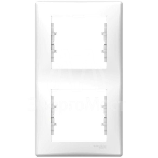 Рамка 2-м Sedna верт. бел. SchE SDN5801121