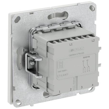 Переключатель 2-кл. KANT бел. песок DKC 7010114