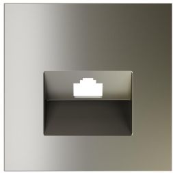 Накладка для розетки компьютерной RJ45 кат.6 S70 шелк Voltum VLS001304