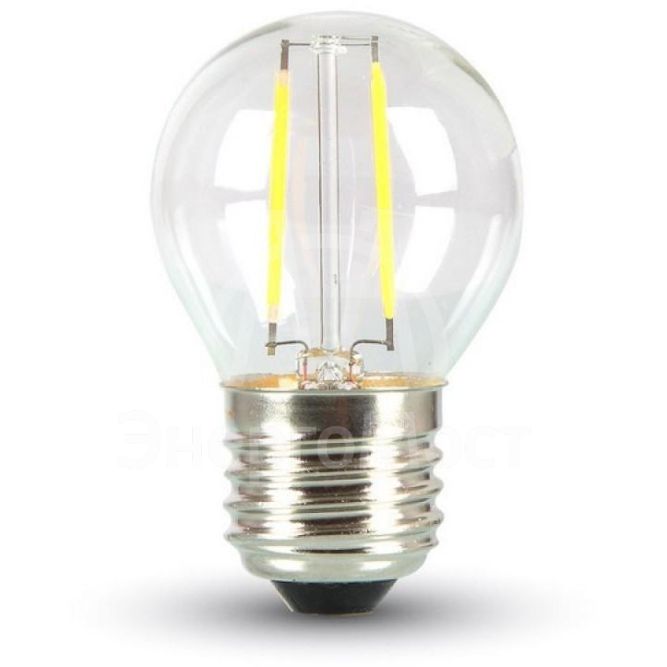 Ретро-лампа Filament G45 E27 2Вт тепл. бел. 3000К 230В Neon-Night 601-802