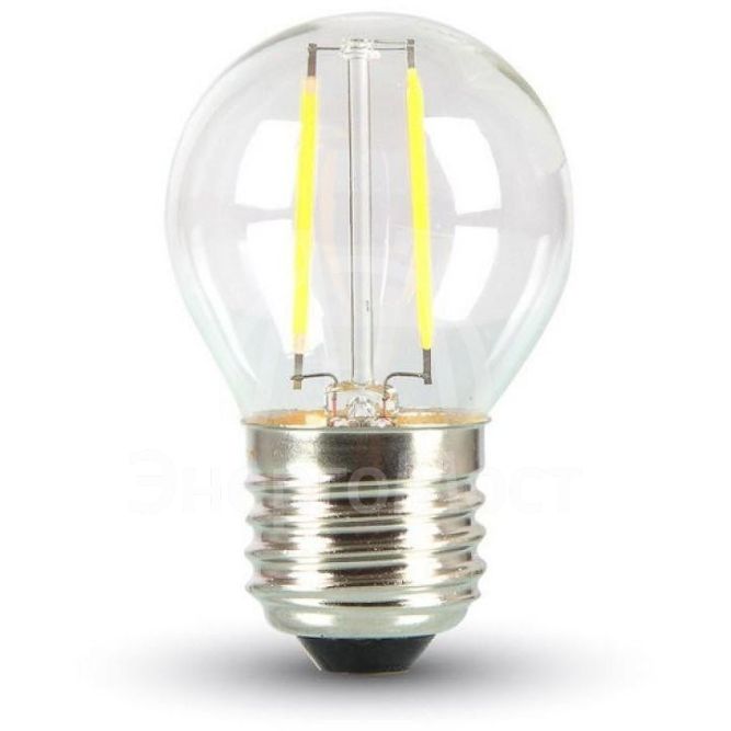 Ретро-лампа Filament G45 E27 2Вт тепл. бел. 3000К 230В Neon-Night 601-802