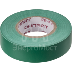 Изолента ПВХ 61 883 OIT-B19-20/G зел. ОНЛАЙТ 61883