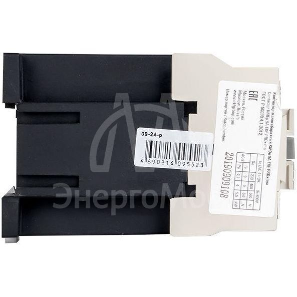 Контактор КМЭп 9А кат. 24В DC 1НО PROxima EKF ctr-s-9-24-p
