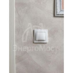 Выключатель 1-кл. СП Кварта ВС10-1-0-КБ-44 10А IP44 бел. IEK KV-V10-10-44-K01