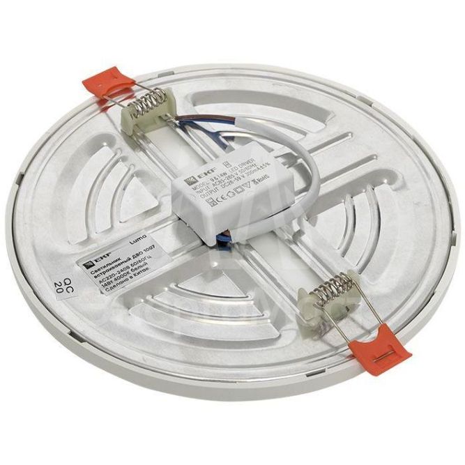 Светильник светодиодный ДВО 1007 14Вт 4000К IP20 встраив. Basic EKF DLL-1007-14-4000