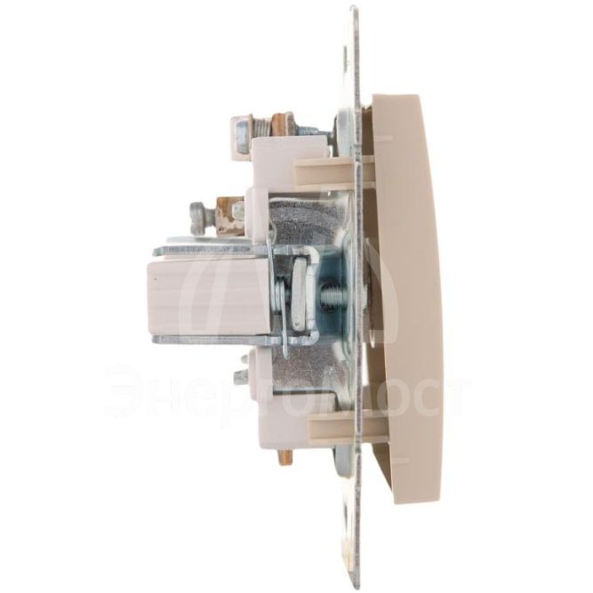 Розетка телевизионная оконечная TV СП Karina механизм крем. LEZARD 707-0388-130