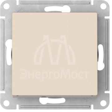 Выключатель 1-кл. AtlasDesign (сх. 1) 10AX быстрозажим. клем. механизм беж. SE ATN000211S