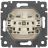 Механизм розетки 1-м СП Valena 16А IP21 без заземл. бел. Leg 774416