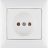 Механизм розетки 1-м СП Valena 16А IP21 без заземл. бел. Leg 774416