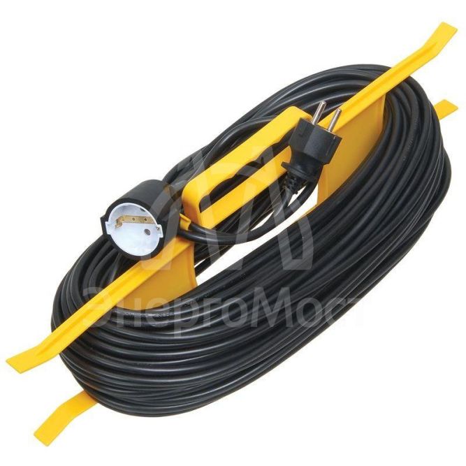 Удлинитель-шнур на рамке 1х20м 6А IP44 УР20 2х0.75 IEK WKF20-06-01-20